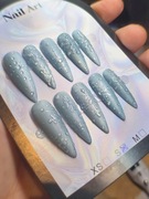 Zestaw Press On Nails Rękodzieło - zimowee . Rozmiar S