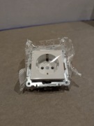 Gniazdo zasilające schuko Hagera Lumina soul, biały 