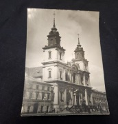 warszawa kościół św. krzyża  lemański pocztówka karta nr 1927