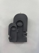 Naturalna Czarna Świeca Sojowa Twarz II Handmade