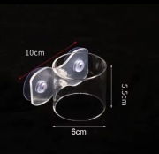 Karmnik podajnik kubek akrylowy do karmienia rybek akwarium