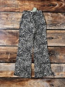 H&M spodnie damskie flared szerokie nogawki białe czarne EUR 32 XXS