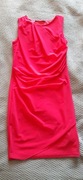 Elegancka różowa sukienka M