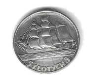 5 ZŁ ŻAGLOWIEC 1936 r ORYGINAŁ ŻAG-5