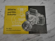 Instrukcja Exakta und Exa Zubehor - j. niemiecki