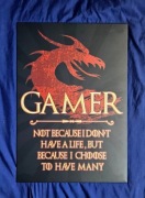Displate metalowy plakat Gamer