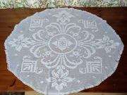 Śliczna szydełkowa serweta 86x63