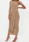 Sukienka Missguided na jedno ramię , midi , S