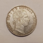 Austro-Węgry 1 floren 1859 r. - srebro 