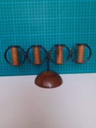 Stary drewniany świecznik