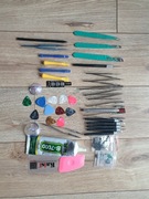 Pęsety ESD, nożyki, karty pamięci,czytnik kart SIM