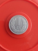 1 zł 1957r Najrzadszy rocznik PRL ładnie zachowana złoty złotych