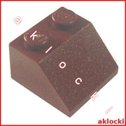 LEGO 3039 SKOS 45 2x2 dachówka brązowy/Brown / OLD