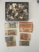 Mix 1,2 kg monet i banknotów zagranica świat XX/XXI wiek