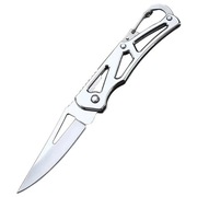Scyzoryk Kieszonkowy 14 cm - Nóż Brelok do Kluczy - Solidny - Chromowany