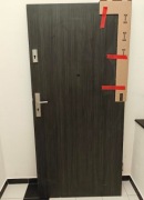 Drzwi wewnętrzne z ościeżnicą Porta EXTREME RC2 6130 RAL 9005 przeciwpoż.