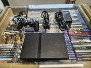 Konsola ps2 slim scph-790003, pad, okablowanie (26)