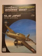 Model kartonowy PZL.48 Lampart