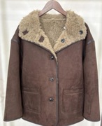 Kożuch dwustronny ze stójką