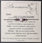 Bransoletka szczęścia z naturalnych kamieni