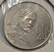 552. Moneta Meksyk 20 centavos 1978 rok