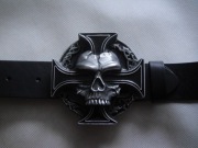 Pasek Krzyż+Trupia czaszka