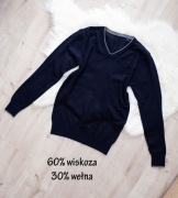 sweter, rozm. M, casual, premium, łaty, gładki, vintage, unisex