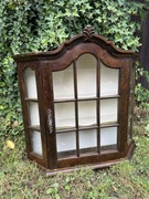 Witrynka wisząca mahoniowa