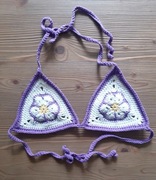 Szydełkowy top od bikini rozmiar xs-s