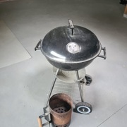 Grill okrągły  43 cm. Kulisty. 
