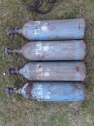  4 x Butla tlen o2 tlenowa 5dm 5l 6l linde messer