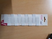 WSUWKI DO WŁOSÓW DUŻY ZESTAW 100SZT. BIAŁE OZDOBY WŁOSÓW