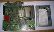 płyta główna do Xbox Classic i dysk 80gb chip