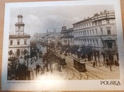 Warszawa Ulica Marszałkowska, okołu roku 1915    Reprodukcja 