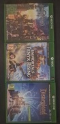 Trzy gry dla młodszych Xbox One Series Disneyland Immortals Kingdom Hearts