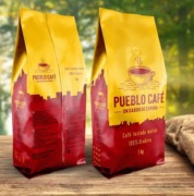 Pueblo Cafe hiszpańska kawa ziarnista 100% Arabica 1 kg