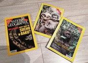 National Geographic, nr 1 i 2 /2000 r., 6/2004  / zestaw 3 szt. 