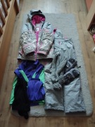 Zestaw zimowy kombinezon, odzież termiczna 