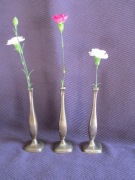 WAZON  METALOWY POSREBRZANY TYP SOLIFLOR W.GERMANY  3 SZTUKI   