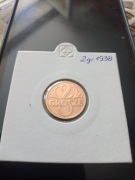 2 grosze 1938 w holderze 