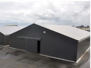 Hala o konstrukcji z profili aluminiowych