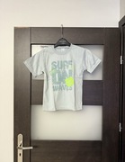 T-shirt chłopięcy szary z nadrukiem nowy rozmiar 128