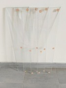 Zestaw szklanych półek, półki, szkło, 4 sztuki, łazienkowa