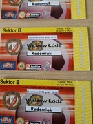 Bilet 2006 rok Widzew-Radomiak 2:2 i awans