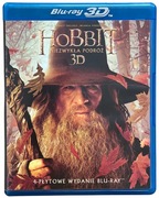Hobbit: Niezwykła podróż Blu-ray 3D | 4 płyty | PL dubbing | Stan IDEALNY