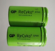 GP Recyko+ wstępnie naładowane baterie, 5700 mAh 2 szt.