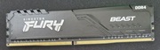 Kingston FURY 16GB DDR4 (1x16GB) 3200MHz CL16 Beast Black 1.35V