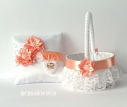 Poduszka, poduszeczka na obrączki pod obrączki ślubne 