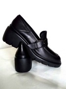 Hogl półbuty loafersy 40 skóra naturalna Högl mokasyny buty