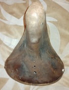 ZABYTKOWE SKÓRZANE SIODEŁKO ROWEROWE